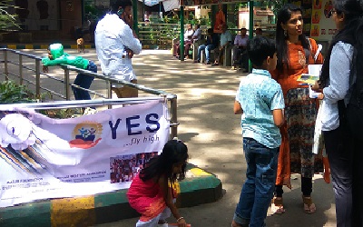 YES students receiving awards